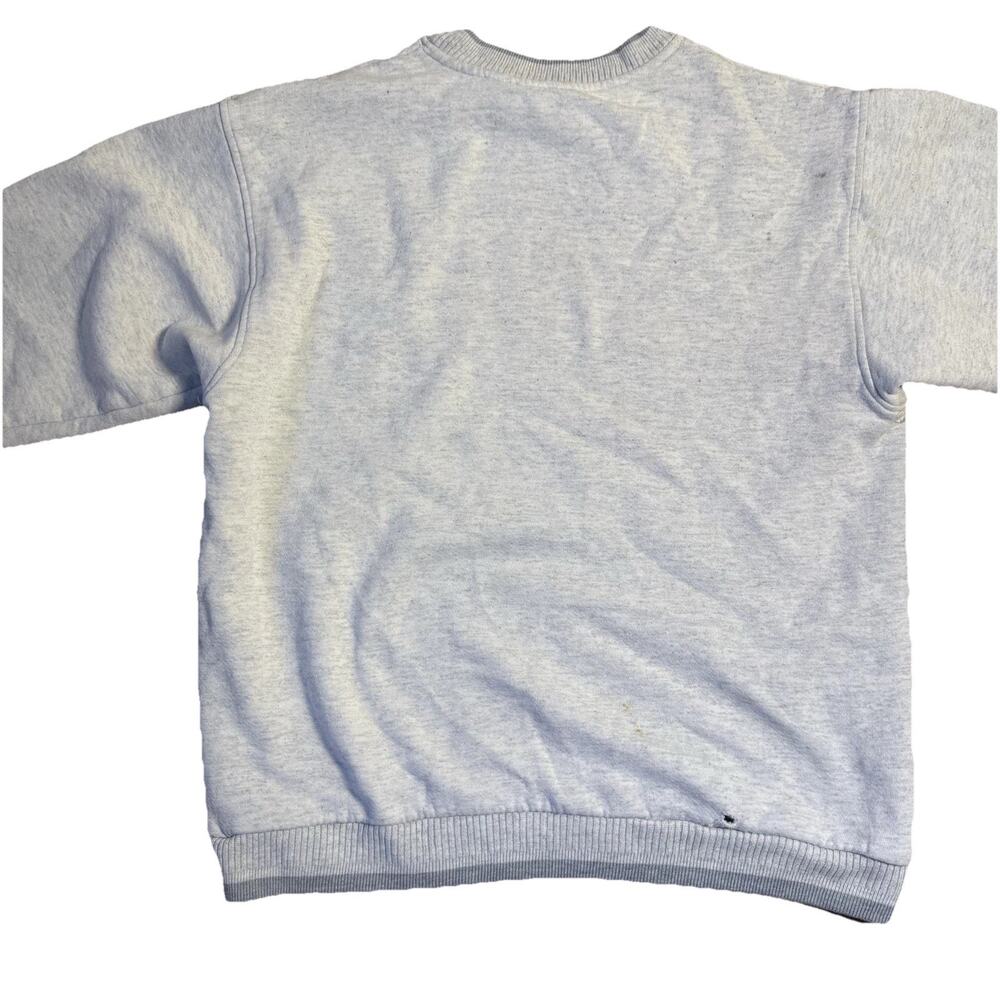 Vintage DIPORT USA Gray Crewneck Sweatshirt L 80s 90s Blank Workwear - Picture 8 of 10